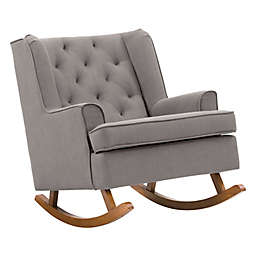 CorLiving Tufted Fabric Rocking Chair