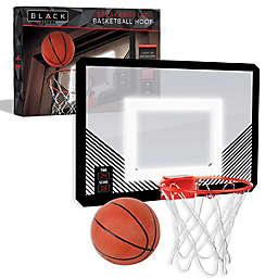 Black Series 18-Inch Breakaway LED Light-Up Pro Basketball Hoop