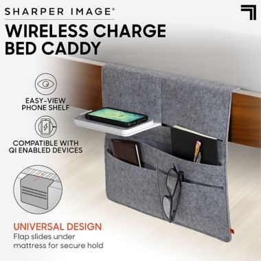 Sharper Image&reg; Wireless Charge Bedside Caddy. View a larger version of this product image.