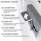 Alternate image 4 for Sharper Image&reg; Wireless Charge Bedside Caddy