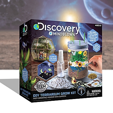 Discovery&trade; #MINDBLOWN DIY Terrarium Grow Kit. View a larger version of this product image.