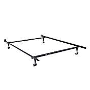 CorLiving Adjustable Twin to Full Metal Bed Frame in Black