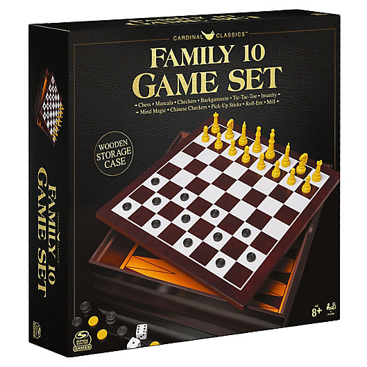 Alternate image 1 for Spin Master™ Family 10 Game Center 205-Piece Set
