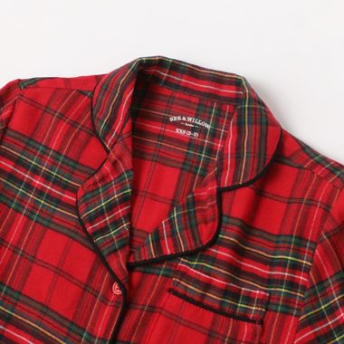 Bee &amp; Willow&trade; 2-Piece XX-Small Kids Holiday Family Pajama Set in Red Plaid. View a larger version of this product image.