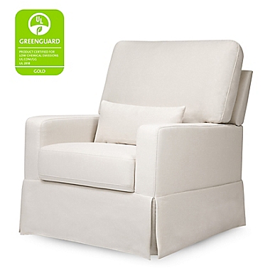 Million Dollar Baby Classic Crawford Swivel Glider in Cream. View a larger version of this product image.