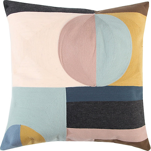 Alternate image 1 for Studio 3B™ Embroidered Colorblock Square Throw Pillow