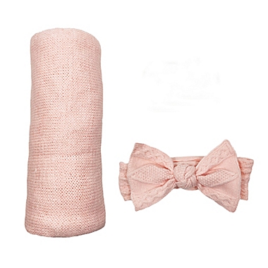 NYGB&trade; 2-Piece First &amp; Forever Wrap Set in Pink. View a larger version of this product image.