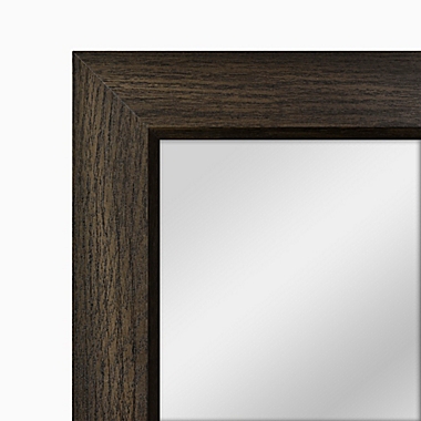 Simply Essential&trade; 19-Inch x 56-Inch Rectangular Over-the-Door Mirror in Walnut. View a larger version of this product image.