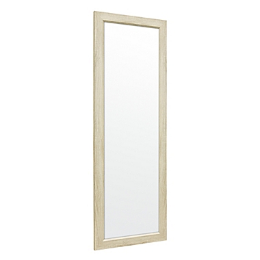 Simply Essential&trade; 19-Inch x 56-Inch Rectangular Over-the-Door Mirror in Natural. View a larger version of this product image.
