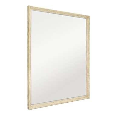 Simply Essential&trade; 27-Inch x 33-Inch Rectangular Wall Mirror in Natural. View a larger version of this product image.