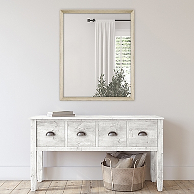 Simply Essential&trade; 27-Inch x 33-Inch Rectangular Wall Mirror in Natural. View a larger version of this product image.