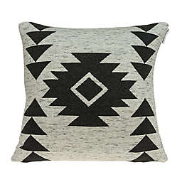 HomeRoots Heather Southwest Pillow Cover in Grey/Tan