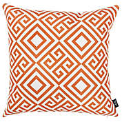 HomeRoots Geometric Square Throw Pillow Cover