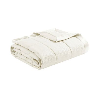 Madison Park&reg; Cambria Full/Queen Down Alternative Throw Blanket with 3M Scotchgard in Ivory