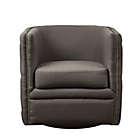 Alternate image 6 for Madison Park&trade; Capstone Swivel Chair in Taupe/Black