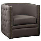 Alternate image 0 for Madison Park&trade; Capstone Swivel Chair in Taupe/Black