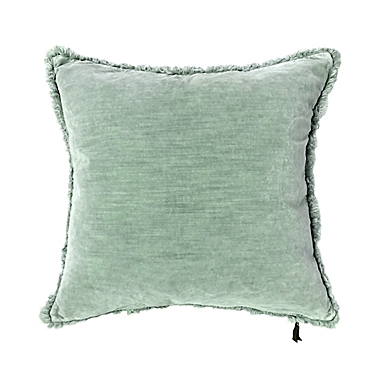 Bee &amp; Willow&trade; Washed Velvet 20-Inch Square Throw Pillow in Quarry. View a larger version of this product image.