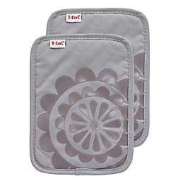 T-fal® 2-Pack Medallion Cotton and Silicone Pot Holders