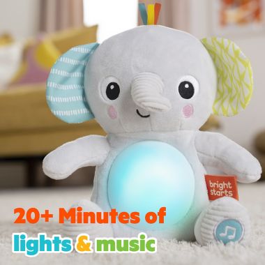 Bright Starts&trade; Hug-A-Bye Baby Musical Light Up Plush Toy. View a larger version of this product image.