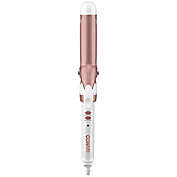 Conair&reg; Double Ceramic&trade; 1.25-Inch Curling Iron in White/Gold