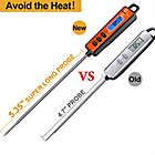 Alternate image 6 for ThermoPro&reg; TP01A Digital Instant-Read Meat Cooking Thermometer in Orange/Black