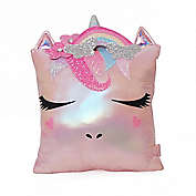 OMG Accessories&reg; Gwen Butterfly Flower Crown Throw Pillow in Pink