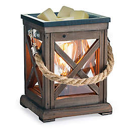 Candle Warmers Etc.® Walnut & Rope Vintage Bulb Wax Warmer