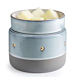 Candle Warmers Etc.® Glazed Concrete 2-in-1 Wax Warmer in Grey