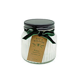 Bee & Willow™ Balsam and Cedar 14 oz. Glass Jar Candle with Velvet Bow