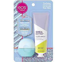 eos® 2-Pack Holiday Vanilla Sugar Cookie and Vanilla Cashmere Lip Balm and Hand Cream