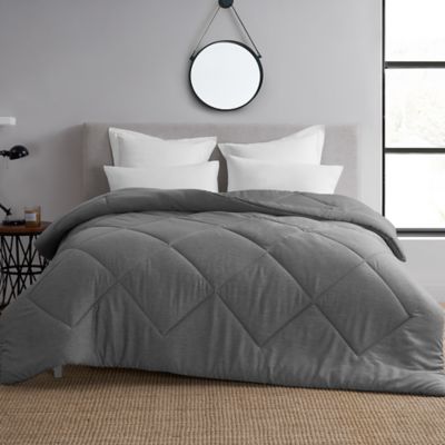 Details about   Full/Queen Kai Solid Chevron Quilted Reversible Micro Fiber Comforter Set Grey 0 