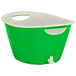 H for Happy™ 4.5 Gallon Double-Wall Unbreakable Party Tub in Green