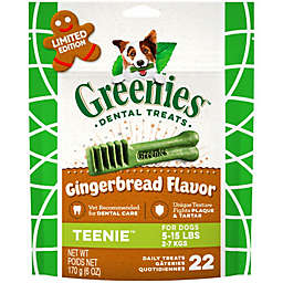 FELINE GREENIES™ Limited Edition 6 oz. Teenie™ Gingerbread Flavor Dental Treats