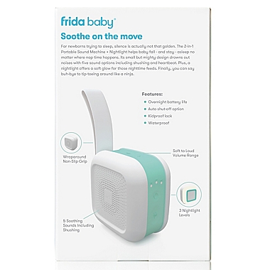 Fridababy&reg; 2-in-1 Portable Sound Machine and Nightlight. View a larger version of this product image.