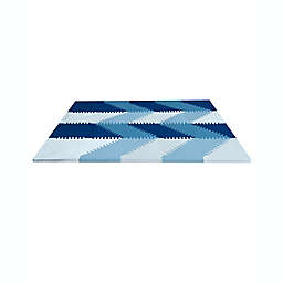 SKIP*HOP® 72-Piece Playspot Geo Foam Play Mat Floor Tiles Set in Blue Ombre