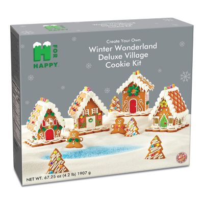 H for Happy&trade; Winter Wonderland Gingerbread Village Kit
