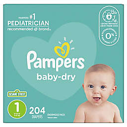 Pampers® Baby Dry™ 204-Count Size 1 Pack Disposable Diapers