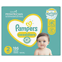 Pampers® Swaddlers™ 186-Count Size 2 Pack Diapers