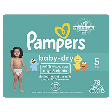 Pampers&reg; Baby-Dry Disposable Diapers. View a larger version of this product image.