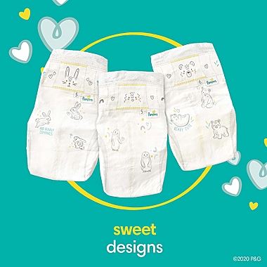 Pampers&reg; Swaddlers 50-Count Size 5 Overnights Disposable Diapers. View a larger version of this product image.