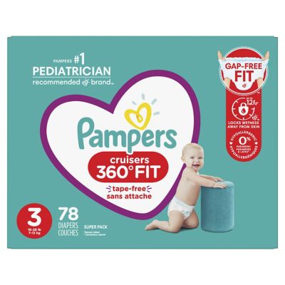 Pampers&reg; Cruisers&trade; Size 3 78-Count 360&ordm; Fit Disposable Diapers