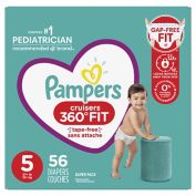 Pampers&reg; Cruisers&trade; Size 5 56-Count 360&ordm; Fit Disposable Diapers
