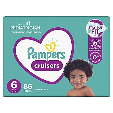 Pampers&reg; Cruisers&trade; Size 6 86-Count Disposable Diapers. View a larger version of this product image.