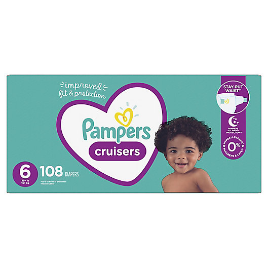 Alternate image 1 for Pampers® Cruisers™ Size 6 108-Count Disposable Diapers