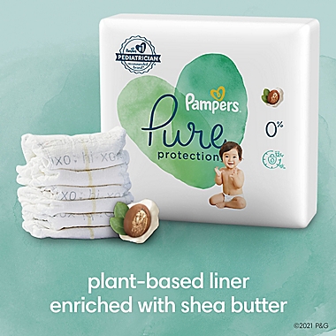 Pampers&reg; Pure Protection Size 1 82-Count Disposable Diapers. View a larger version of this product image.