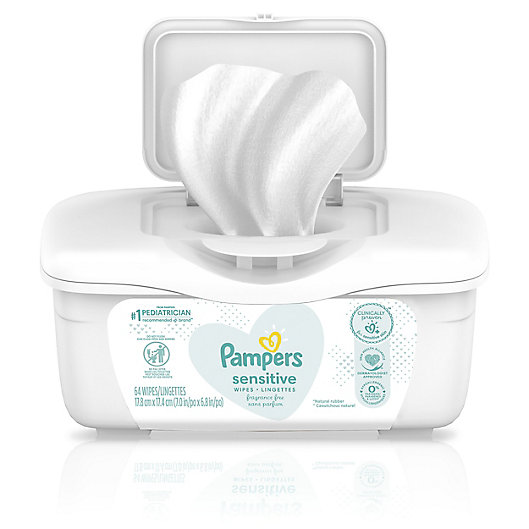 Alternate image 1 for Pampers® 64-Count Sensitive Wipes