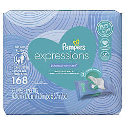 Pampers® Expressions 168-Count Botanical Rain Scented Baby Wipes