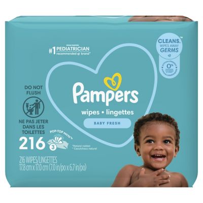 Pampers&reg; Complete Clean&trade; 216-Count Scented Baby Wipes