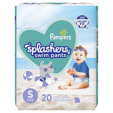 Pampers&reg; Splashers 20-Count Size S Disposable Swim Pants. View a larger version of this product image.