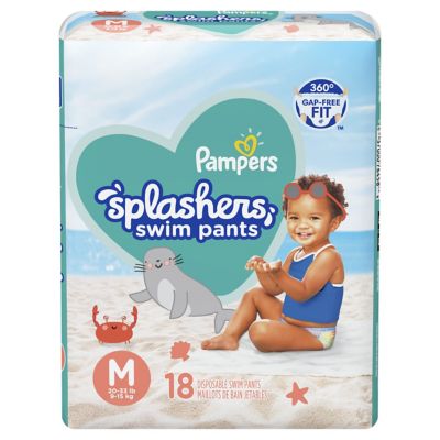Pampers&reg; Splashers 18-Count Size M Disposable Swim Pants